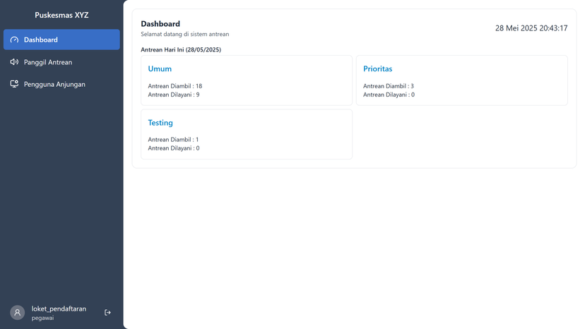 Sistem Antrian Puskesmas screenshot 1