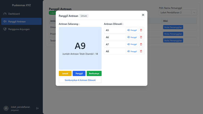 Sistem Antrian Puskesmas screenshot 3