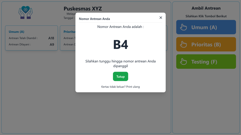 Sistem Antrian Puskesmas screenshot 5