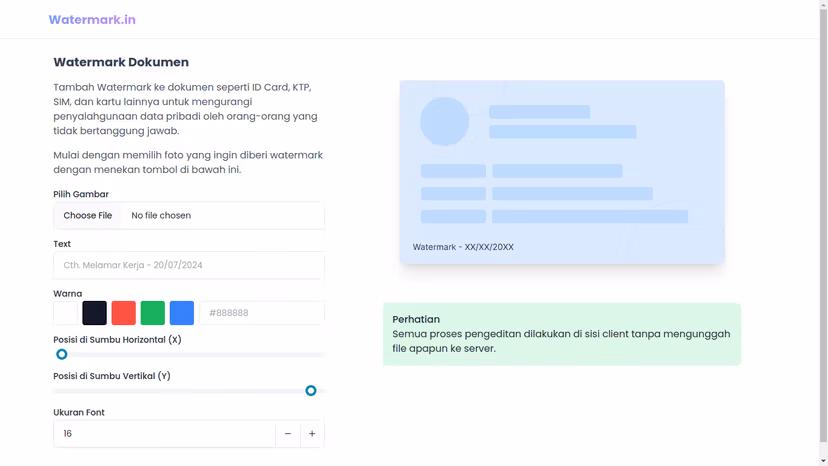 Watermark.in screenshot 1